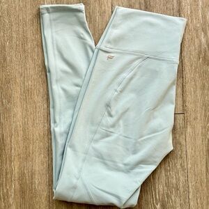 Fabletics PowerHold Sky Blue Leggings - Small